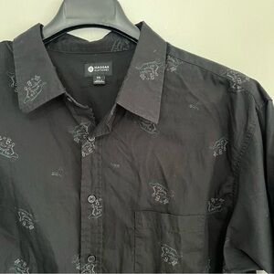 🎅 Haggar Men’s XXL Santa Golf Cart Christmas Button-Down Shirt ⛳